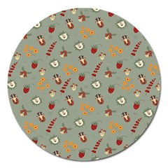 Wild Forest Friends   Magnet 5  (round) by ConteMonfrey