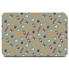 Wild Forest Friends   Large Doormat  by ConteMonfrey