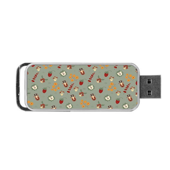 Wild Forest Friends   Portable USB Flash (One Side)