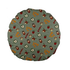 Wild Forest Friends   Standard 15  Premium Round Cushions by ConteMonfrey