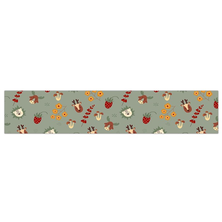 Wild Forest Friends   Small Flano Scarf