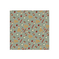 Wild Forest Friends   Satin Bandana Scarf 22  X 22  by ConteMonfrey