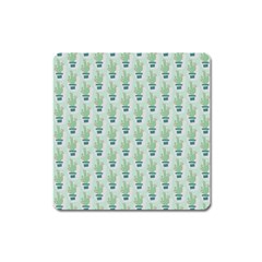 Cuteness Overload Of Cactus!  Square Magnet by ConteMonfrey