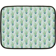 Cuteness Overload Of Cactus!  Double Sided Fleece Blanket (mini)  by ConteMonfrey