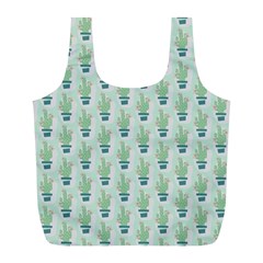 Cuteness Overload Of Cactus!  Full Print Recycle Bag (l) by ConteMonfrey