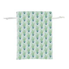 Cuteness Overload Of Cactus!  Lightweight Drawstring Pouch (l) by ConteMonfrey