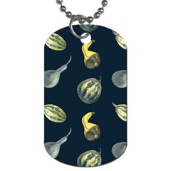 Vintage Vegetables Zucchini  Dog Tag (one Side) by ConteMonfrey