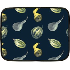 Vintage Vegetables Zucchini  Fleece Blanket (mini) by ConteMonfrey