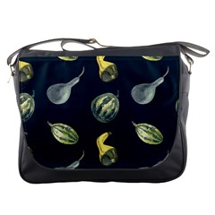 Vintage Vegetables Zucchini  Messenger Bag by ConteMonfrey