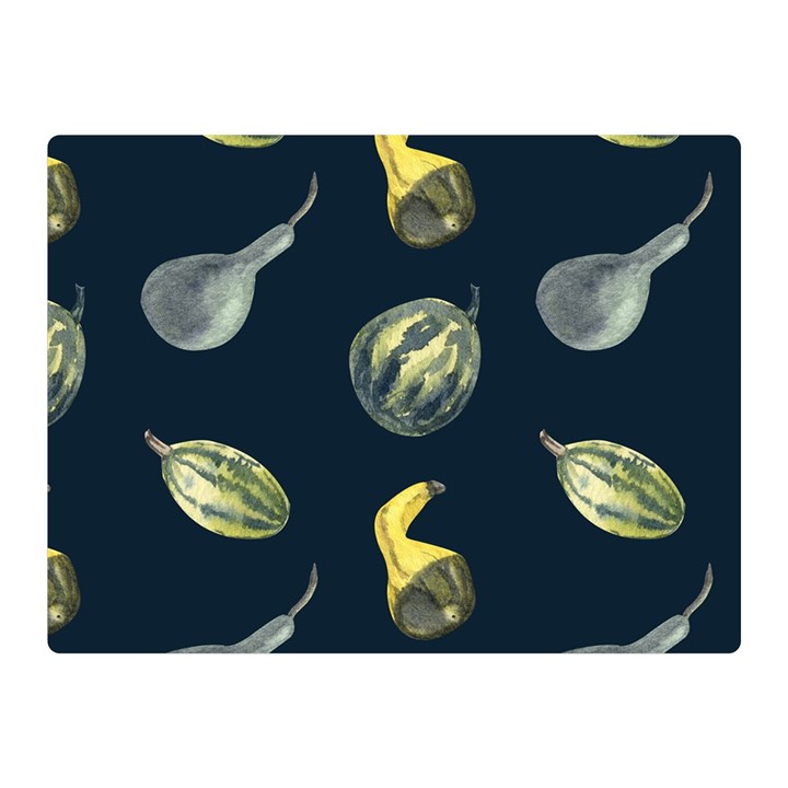 Vintage Vegetables Zucchini  Double Sided Flano Blanket (Mini) 