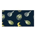 Vintage Vegetables Zucchini  Satin Wrap 35  x 70  Front