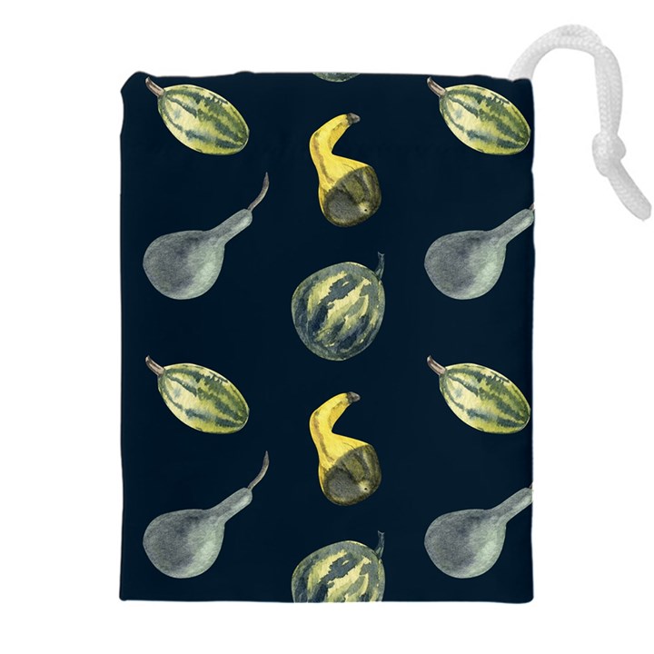 Vintage Vegetables Zucchini  Drawstring Pouch (5XL)