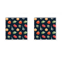 Vintage Vegetables  Cufflinks (Square)