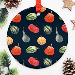 Vintage Vegetables  Round Ornament (Two Sides)