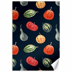 Vintage Vegetables  Canvas 12  x 18 