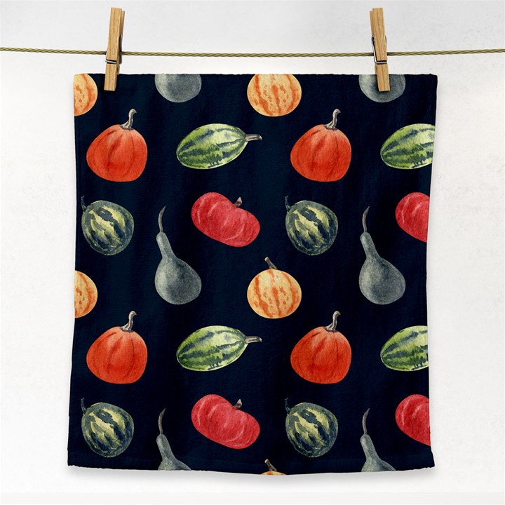 Vintage Vegetables  Face Towel