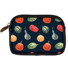 Vintage Vegetables  Digital Camera Leather Case