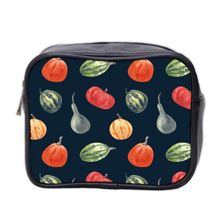 Vintage Vegetables  Mini Toiletries Bag (Two Sides)