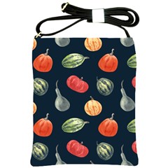 Vintage Vegetables  Shoulder Sling Bag