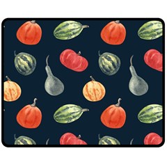 Vintage Vegetables  Fleece Blanket (Medium) 