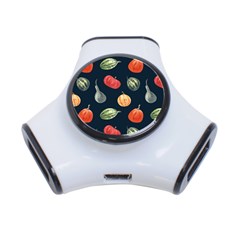 Vintage Vegetables  3-Port USB Hub