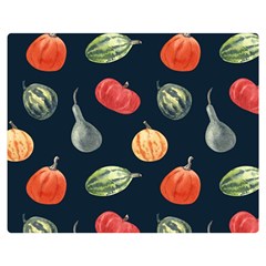 Vintage Vegetables  Double Sided Flano Blanket (Medium) 