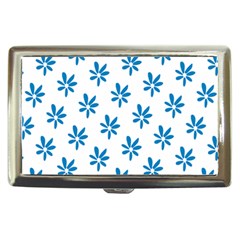 Little Blue Daisies  Cigarette Money Case by ConteMonfrey