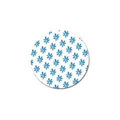 Little Blue Daisies  Golf Ball Marker by ConteMonfrey