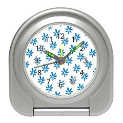 Little Blue Daisies  Travel Alarm Clock by ConteMonfrey