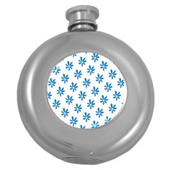 Little Blue Daisies  Round Hip Flask (5 Oz) by ConteMonfrey