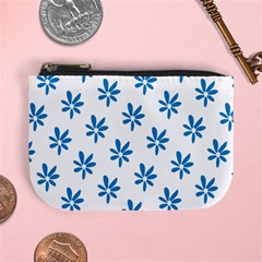 Little Blue Daisies  Mini Coin Purse by ConteMonfrey