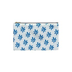 Little Blue Daisies  Cosmetic Bag (small) by ConteMonfrey