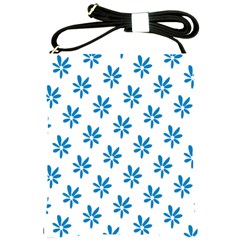 Little Blue Daisies  Shoulder Sling Bag by ConteMonfrey