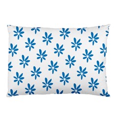 Little Blue Daisies  Pillow Case (two Sides) by ConteMonfrey