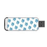 Little Blue Daisies  Portable USB Flash (Two Sides) Front