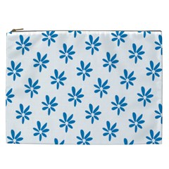 Little Blue Daisies  Cosmetic Bag (xxl) by ConteMonfrey