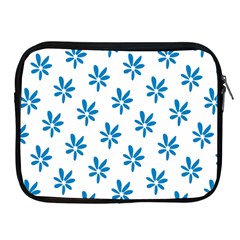 Little Blue Daisies  Apple Ipad 2/3/4 Zipper Cases by ConteMonfrey