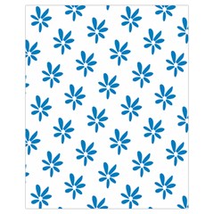 Little Blue Daisies  Drawstring Bag (small) by ConteMonfrey