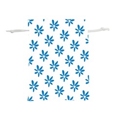 Little Blue Daisies  Lightweight Drawstring Pouch (s) by ConteMonfrey