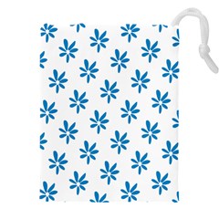 Little Blue Daisies  Drawstring Pouch (5xl) by ConteMonfrey