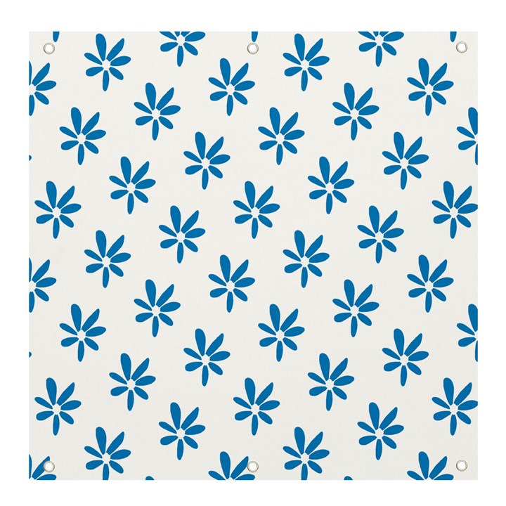 Little Blue Daisies  Banner and Sign 4  x 4 