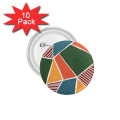 Geometric Colors   1 75  Buttons (10 Pack) by ConteMonfrey