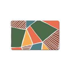 Geometric Colors   Magnet (name Card) by ConteMonfrey