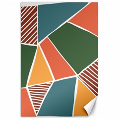 Geometric Colors   Canvas 24  X 36  by ConteMonfrey