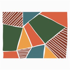 Geometric Colors   Large Glasses Cloth (2 Sides) by ConteMonfrey