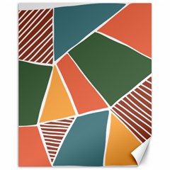 Geometric Colors   Canvas 11  X 14  by ConteMonfrey