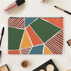 Geometric Colors   Cosmetic Bag (large) by ConteMonfrey