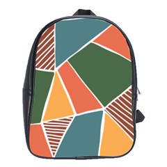 Geometric Colors   School Bag (large) by ConteMonfrey