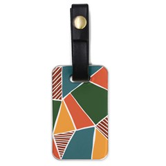 Geometric Colors   Luggage Tag (one Side) by ConteMonfrey