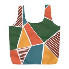 Geometric Colors   Full Print Recycle Bag (l) by ConteMonfrey